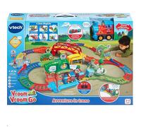 VTech Vroom Go Avventure in Treno Pista Trenino Elettrico con Ostacoli Inclusa L