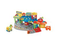 VTech Vroom Vroom Go - Il Mio Primo Garage Interattivo, Pista Macchinine