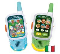 VTech Walkie Talkie - Eroi di Tutti i Giorni, Walkie Talkie Bambini con 2 Modalità, Esplora i Mestieri, 2 Dispositivi Portata 150m, Missioni Interattive, Lingua Italiana, Batterie Incluse, 3-7 Anni