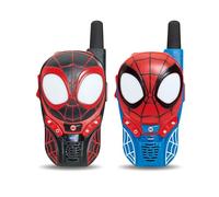 VTech - walkie-talkie interattivi Spidey e i suoi amici - 2 walkie talkie spidey/spin - comunicazione sicura, giochi ed effetti di luce - regalo per bambini da 3 anni a 7 anni - contenuto su
