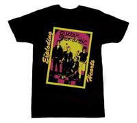 VTG The Exploding Hearts Cotton Black for Men Women Full Size Shirt BlackM