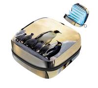 VTGHDEEQ Borsa per assorbenti igienici,borsa per periodo,borsa per imbottitura,famiglia dei pinguini antartici,custodia per periodo