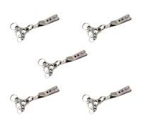 VTIDOBE Attrezzo esterno Portachiavi Attrezzatura da campeggio Multitool con portachiavi Anelli in lega Moschettone Borsa Clip di sospensione