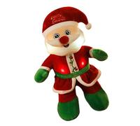 VTIDOBE Cantando Natale Bambole di Babbo Natale Con Musica Che Tiene Canzone Di Natale Ripieni Giocattolo Canto Bambole Di Peluche Per La Bambola Di Vacanza Per I