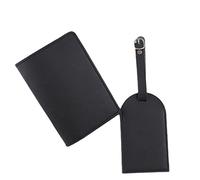 VTIDOBE Custodia portatile in pelle PU con supporto per bagagli per custodia, Bk