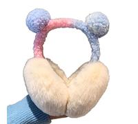 VTIDOBE Divertente peluche colore paraorecchie forma farcito paraorecchie unisex paraorecchie per bambini multi colore, C, M
