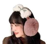 VTIDOBE Paraorecchie per peluche di colore abbinato farcito a forma di fiocco paraorecchie unisex paraorecchie per bambini Multi Col, Dp, M