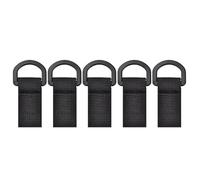 VTIDOBE Portachiavi in vita con anello a D, adattatore per cinghie di fissaggio per borse, anelli a D, clip con gancio per zaini accessori