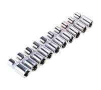 VTIDOBE Set di chiavi a bussola corte metriche professionali da 1/4", 6 punti, da 4 mm a 14 mm, accessori per riparazione e manutenzione