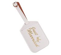 VTIDOBE Valigia da sposa in pelle PU per viaggi di nozze di luna di miele per donne uomini accessori di identificazione di viaggio, W
