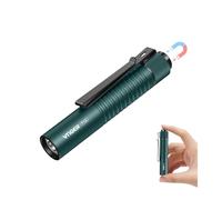 VTIGER T1A, mini torcia tascabile EDC con clip, 1300 lumen, compatta, ricaricabile AA, a LED, piccola torcia con interruttore posteriore super luminoso, piccola luce flash con magnete per campeggio