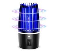 Vtizikl Zapper elettrico per interni ed esterni, ricaricabile tramite USB, 2 in 1, con luce UV e lampada notturna, trappola per insetti a 360° per casa, giardino, campeggio (portatile ed ecologico)