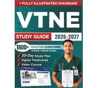 VTNE STUDY GUIDE 2026 - 2027: Expanded Edition with Detailed Review for the Veterinary Technician Certification Exam, 1800+ Questions and Answers and Hours of E-Learning Access to Pass