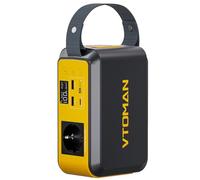 VTOMAN Jump 100 Centrale Elettrica Portatile 100W/88,8Wh - Generatore Solare, Batteria LiFePO4, Presa e PD 65W Ricarica Rapida,Piccolo e leggero per ampeggio, viaggio a piedi