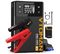 VTOMAN X1 Pacco di Avviamento con Compressore d Aria 2500A Booster Portatile per