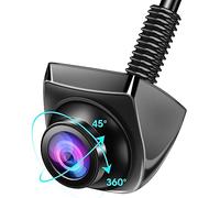 Vtopek Retrocamera AHD 1080P Rotante 360° Universale NTSC Visione Notturna | Plug-Play, OEM-Look per Nascosto, Nessuna Foratura, 170° Grandangolo, IP69 Impermeabile 12-24V per Auto Camper Furgone SUV