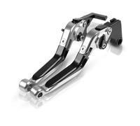 VTSGBLS Frizione freno moto Per Suzuki Per Bandit GSF 250 400 600 650 1200 1250 GSF650 GSF1200 GSF1250 GSF600 Leve Freno Frizione Regolabili Motociclette Maniglia Frizione moto(J)