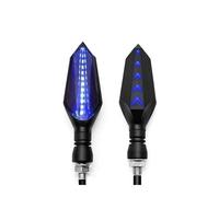 VTSGBLS Per Z750 Z800 Moto Indicatori Direzione Luci Posteriori Luci Segnalazione Indicatori direzione(1 paio Blu-Blu)