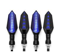 VTSGBLS Per Z750 Z800 Moto Indicatori Direzione Luci Posteriori Luci Segnalazione Indicatori direzione(2 pairs blue-blue)