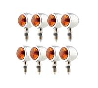 VTSGBLS Per Z900 Z750 Z1000 Z650 Z800 Z400 Z1000SX Indicatore Direzione Moto Indicatore Luminoso Lampeggiatore Indicatori direzione(8PIECE Sliver)