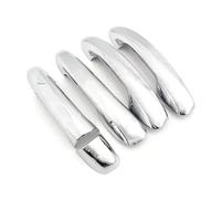 VTSGBLS Tappo maniglia porta esterna Per Mercedes Per CLA Classe A-class C E GLC GLB LHD Adesivi Copertura Maniglie Porta Dell'auto(Sensore argento 0)