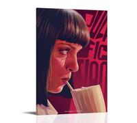 VTYTDCV Pulp Fiction - Poster decorativo da parete in seta, con stampa artistica su tela, stile moderno, per camera da letto, 30 x 45 cm