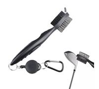 VTYTZZ Spazzola da golf, spazzola per mazza da golf, spazzola da golf, spazzola per la pulizia della mazza da golf, spazzola in nylon e acciaio inox, con punta per la pulizia Club Face & Groove con