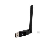 VU+ Gold Line WiFi VUAWL150 con antenna 3dBi 150 Mbit/s USB WLAN Stick nero con chip Ralink RT5370 per OpenATV E2 Linux, VU+, GigaBlue, Octagon, Skybox, Raspberry Pi - Chipset RALINK RT 5370