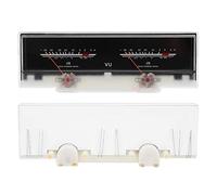 VU Meter Doppio Header con Display Retroilluminato, per Scenari Audio | Materiale ABS durevole e ad alta precisione, adatto per audio domestico, progetti fai-da-te, facile installazione