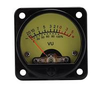 VU Panel Meter Indicatore di Livello Audio con Scheda Driver Professionale, Misuratore VU a LED retroilluminato da 12 V per Amplificatore, Alimentatore AC DC 6-12 V 55 mA, (CQ-45H)