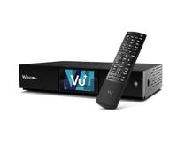 VU+ Ricevitore Duo 4K Lite UHD, 1x DVB-S2X FBC Twin Tuner, Linux 500GB HDD | Ricevitore satellitare Linux con un sintonizzatore Twin DVB-S2X FBC e HDD da 500 GB per la televisione e la registrazione