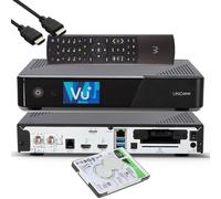 ►VU+ UNO 4K SE UHD HDR 1X DVB-S2 FBC SAT TWIN TUNER E2 LINUX RECEIVER + 2TB HDD