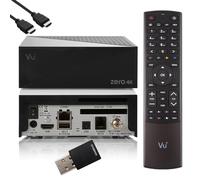 Vu+ Zero 4K Se Ultra HD HDR Sat Pvr Receiver, Smart Hbbtv ,Mediathek,300 Wifi ✅