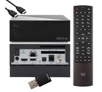 ►VU Zero 4K SE Ultra HD HDR Sat PVR Ricevitore, Smart HbbTV + 1TB HDD & 300 WiFi