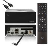 ►VU Zero 4K SE Ultra HD HDR Sat PVR Ricevitore, Smart HbbTV, Mediathek, 150 WiFi