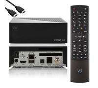 ►VU Zero 4K SE Ultra HD HDR Sat PVR Ricevitore, Smart HbbTV, Mediathek + 1TB HDD