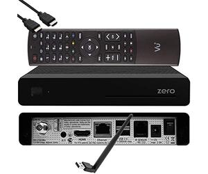VU+ Zero HW versione 2-1x DVB-S2 Full-HD Sat Tuner E2 Linux Ricevitore, YouTube, ricevitore satellitare con funzione di registrazione, lettore di schede, lettore multimediale, cavo HDMI EasyMouse e