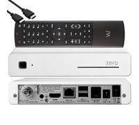 ►VU+ Zero WE HW Version 2 - 1x DVB-S2 FULL-HD Sat Tuner E2 Linux Receiver Bianco