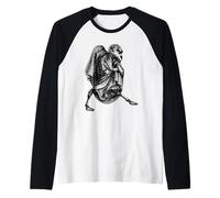 Vuall Demone del Dizionario Infernale Maglia con Maniche Raglan