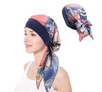 VUCDXOP Turbante da Donna Elastico Estivo, Foulard Chemioterapia Elegante, Cappello Copricapo per Chemio, Cancro, Sonno, Perdita dei Capelli