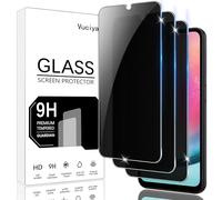 Vuciya 3 Pezzi Privacy Vetro Temperato Compatibile con Samsung Galaxy A24/A25/A34/A15 Protezione Durezza 9H Schermo Screen Protector Anti-Graffio Senza Bolle Anti-Impronta Ultra Resistente
