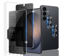 Vuciya Pack of 2 Privacy Full Screen Protector for Samsung Galaxy S26 Tempered Glass,2 X pellicola protettiva per fotocamera, 9H, anti-graffio, anti-spy Armoured Protection for Galaxy S26