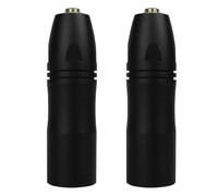 Vueqkueg Adattatore Audio Bilanciato da TRS 3,5 mm a XLR 12-48V | Trasformatore interno per uscita bilanciata reale; conversione phantom 12-48 V → 4 V per prestazioni stabili.