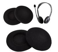 VUFVOID 100 copriorecchie usa e getta in tessuto non tessuto sanitario, per la maggior parte delle cuffie on ear, 10,9 cm (bianco)