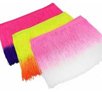 VUIKLCty 10 Metri di Nastro con Nappe, Ideale for Il Cucito Fai da Te e Come Accessorio for gonne da Ballo Latino(4)