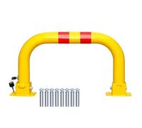 VUIKLCty Barriera di parcheggio Pieghevole, Adatta for Ostacoli al parcheggio in corsia e in Garage(Yellow,24x13 inch)