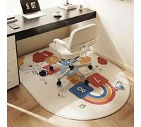 VUIKLCty Cuscino for Sedia da Ufficio a Tema Cartone Animato: Un Cuscino Protettivo Versatile for Lavorare da casa(Astronaut,120x80cm)