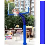VUIKLCty Cylindrical Basketball Hoops And Swing Frames with Thickened Foam Padding(Blue,Dia 140mm)