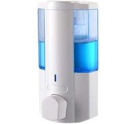 VUIKLCty Distributore di Sapone a Parete 3 Distributore di Sapone a Pompa a Parete Distributore di Sapone Manuale - Cucina Bagno Casa Ufficio Ospedale Distributore di lozione(White)