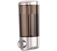 VUIKLCty Distributore di Sapone a Parete Distributore di Sapone Manuale Flacone di Shampoo Pompa Manuale Pompa di Sapone Manuale Distributore di Gel Doccia Distributore di lozione(Silver)